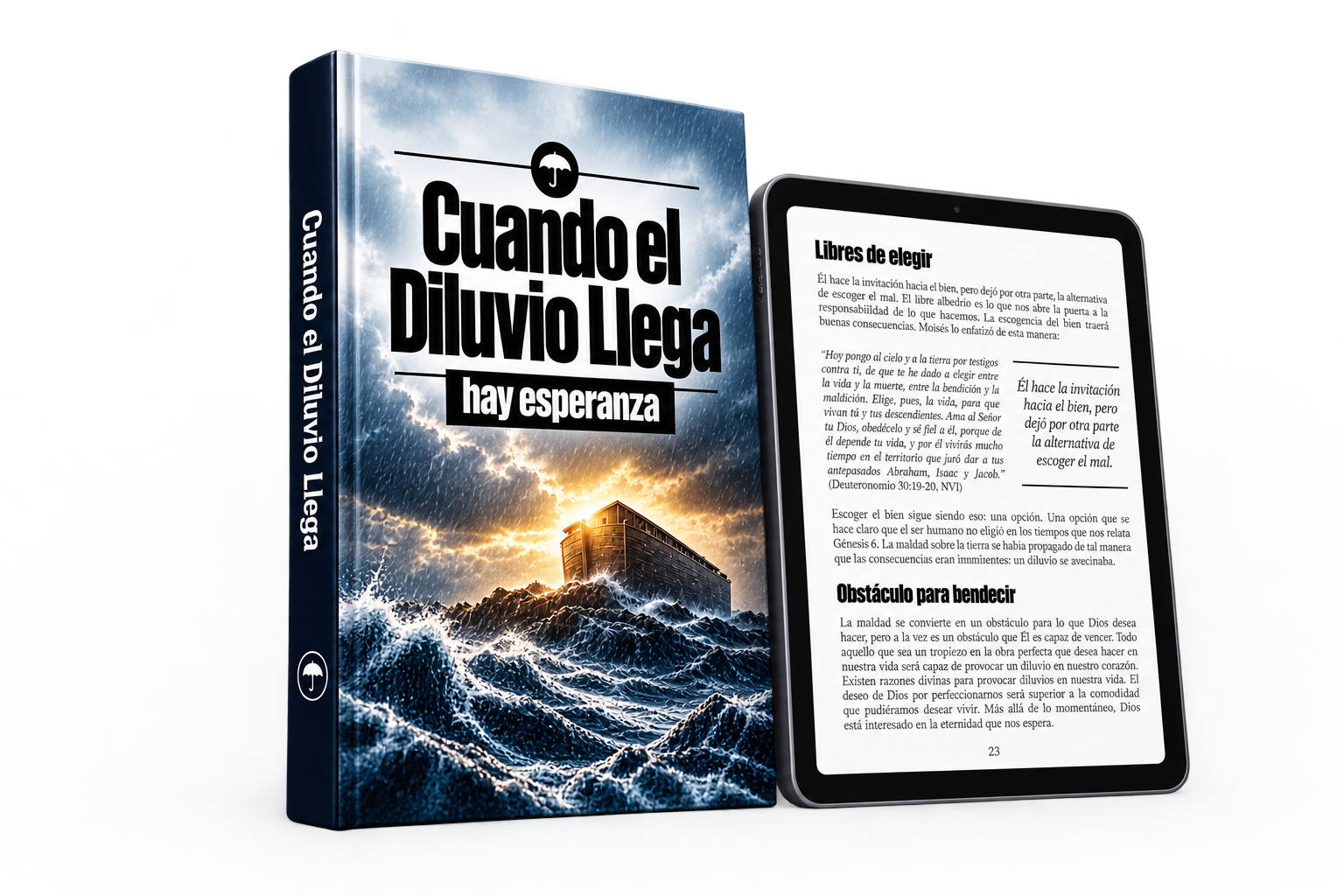 Libro Cuando el Diluvio Llega, hay esperanza